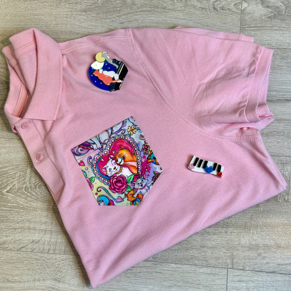 French Kittens Pocket Tee