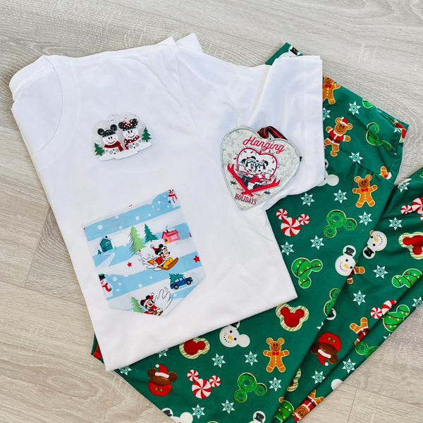 A Snowy Day Pocket Tee