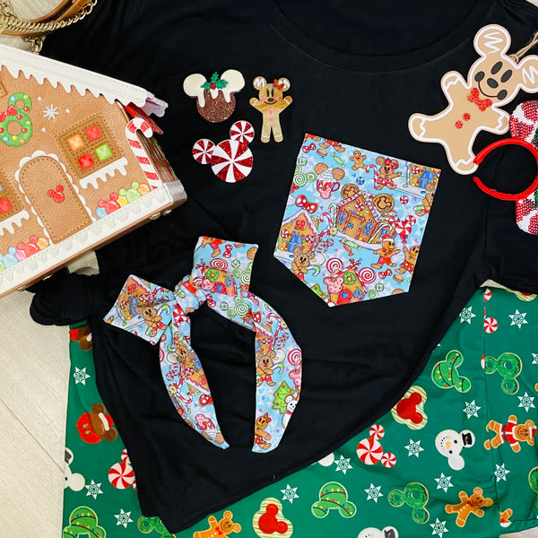 A Gingerbread Christmas Pocket Tee