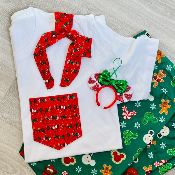 Christmas Ears Pocket Tee