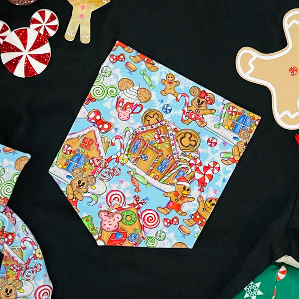 A Gingerbread Christmas Pocket Tee
