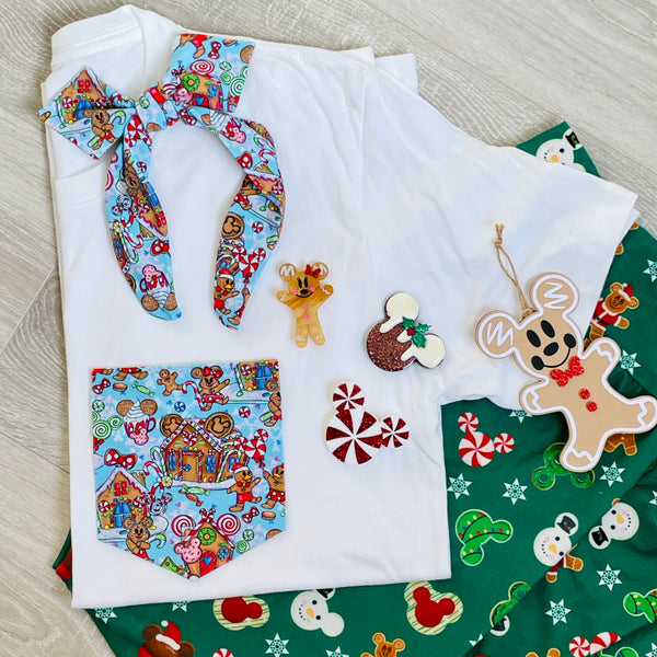 A Gingerbread Christmas Pocket Tee