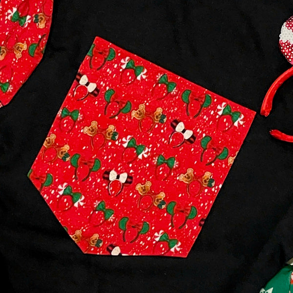 Christmas Ears Pocket Tee