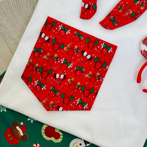Christmas Ears Pocket Tee