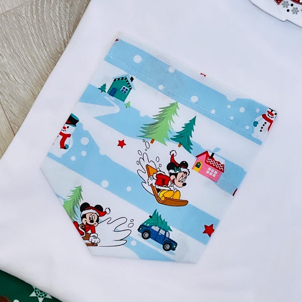 A Snowy Day Pocket Tee