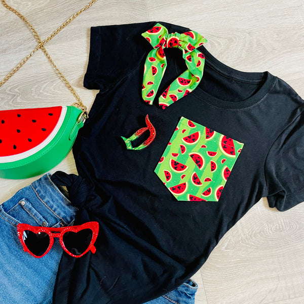 Mickey Watermelon Pocket Tee