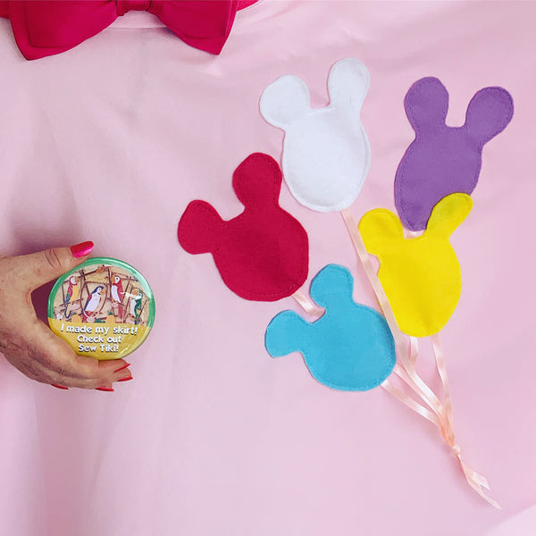Mouse Balloon Circle Skirt