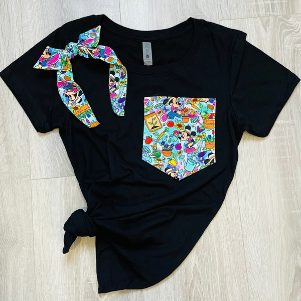 Flower and Garden Festival Pocket Tee