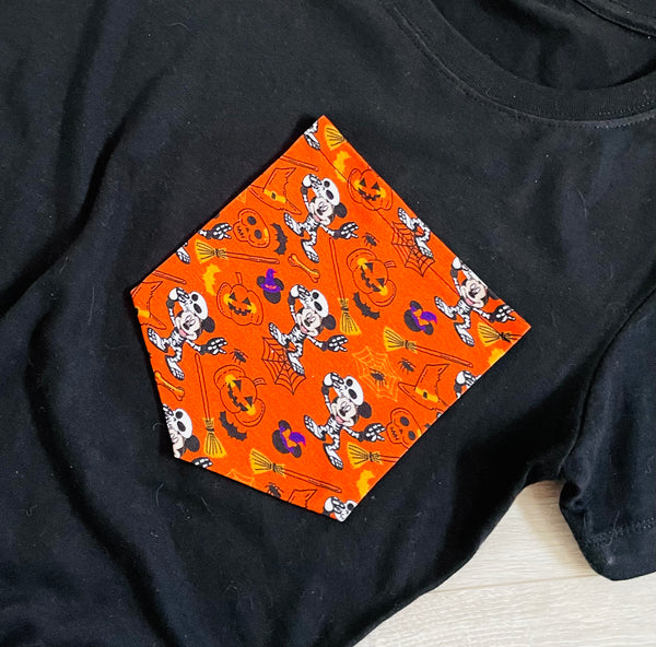 Mouse Skeleton Pocket Tee
