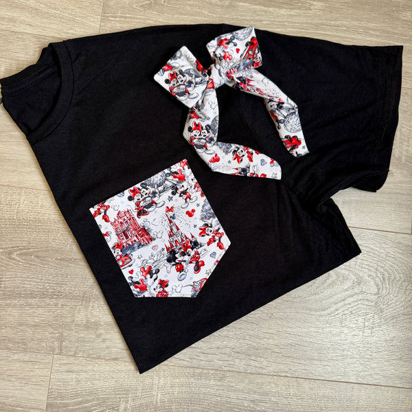 Romantic Mice Pocket Tee