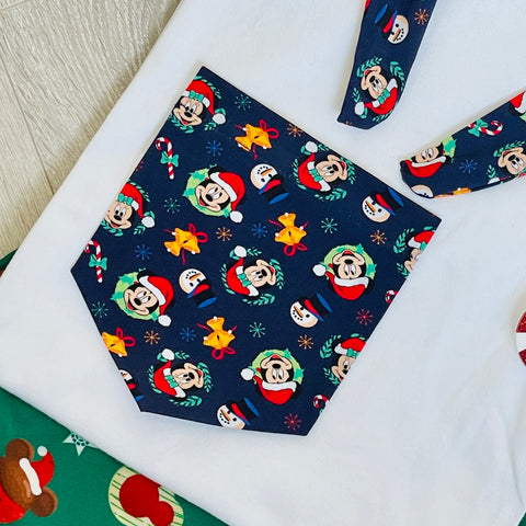 Mickey & Minnie Christmas Pocket Tee