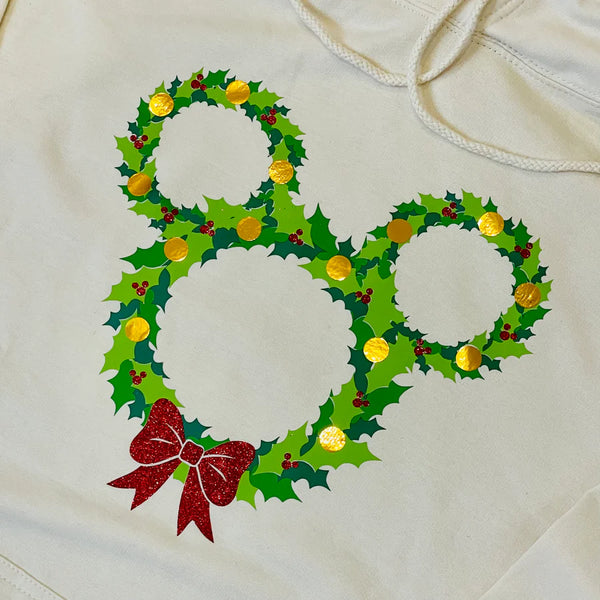 Mouse Christmas Wreath Tee