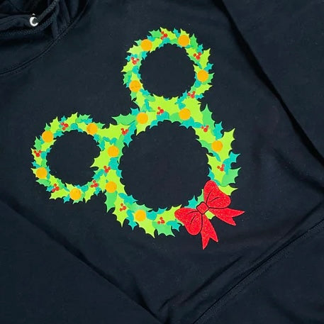 Mouse Christmas Wreath Tee