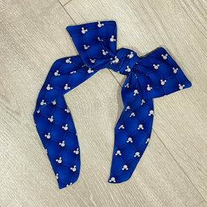 Classic Blue Mouse Bow Band