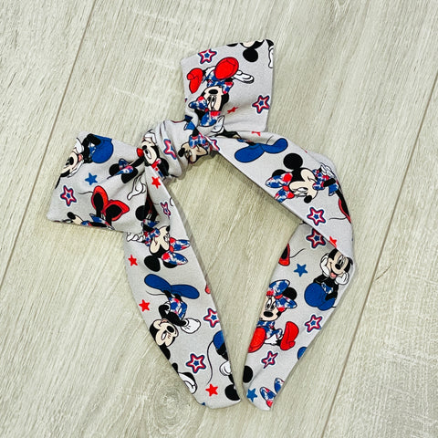Red, White and Blue Celebration Bow Band