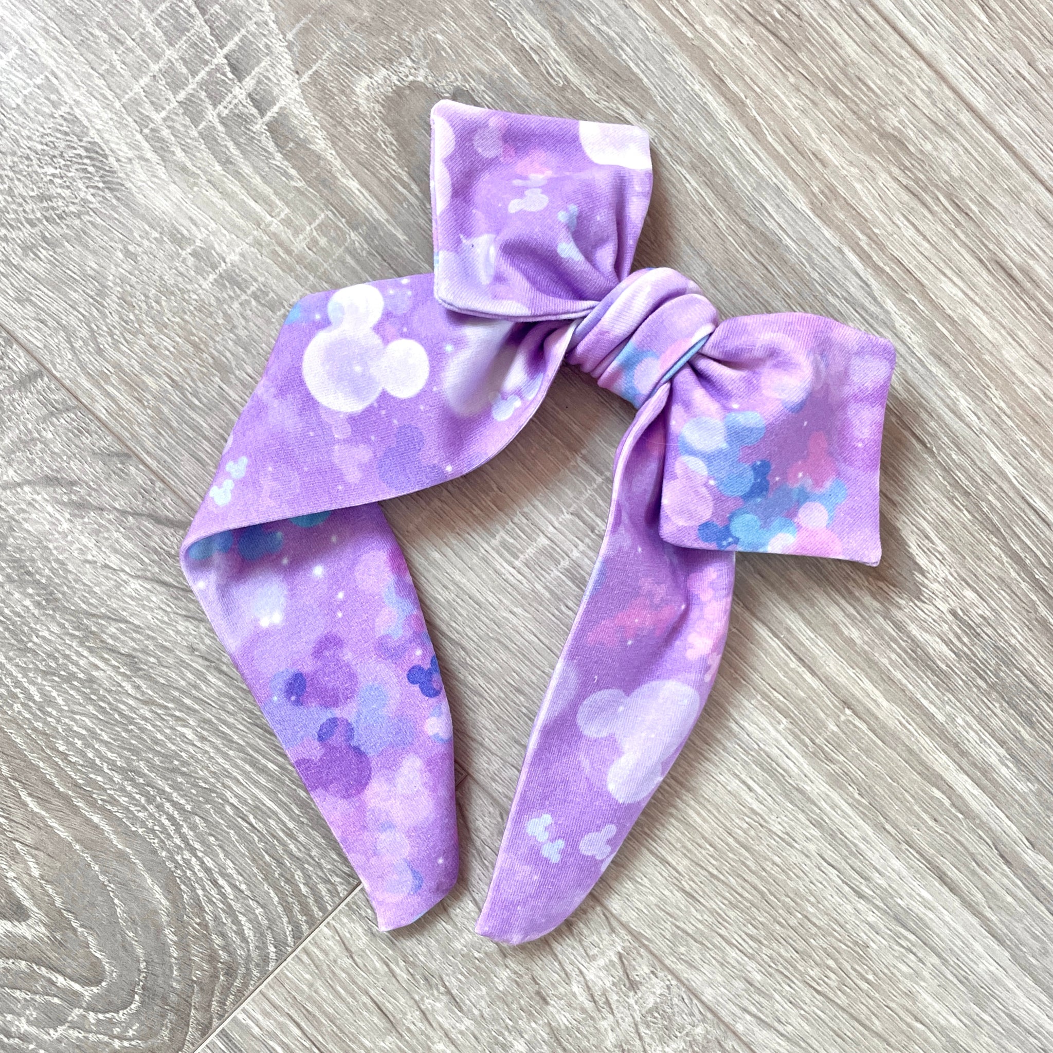 Lilac Confetti Bow Band