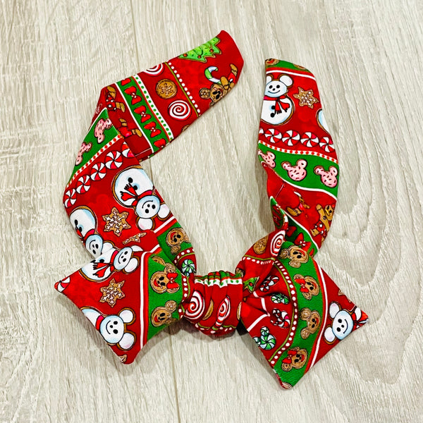 Mickey Cookie Fairisle Bow Band