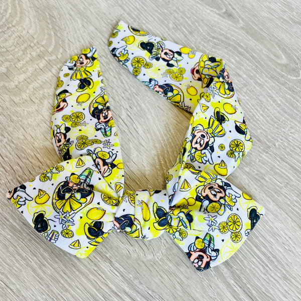 Mouse Lemons Bow Band