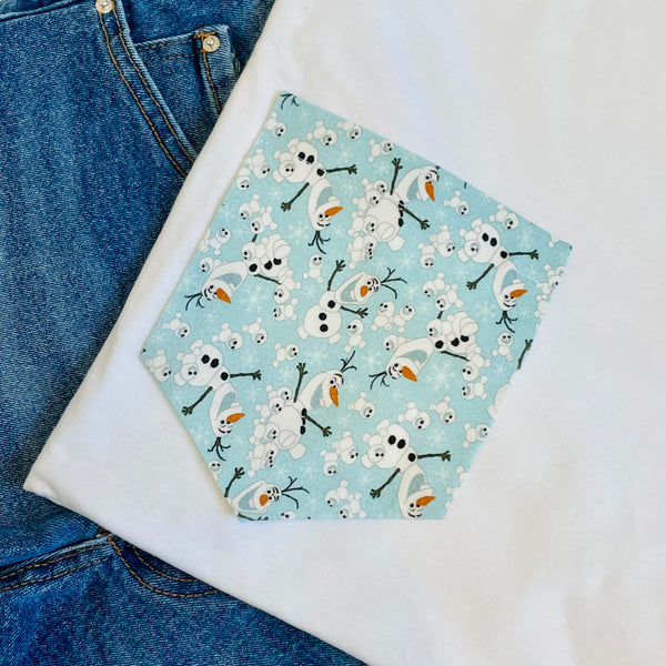 Snowman Pocket Tee