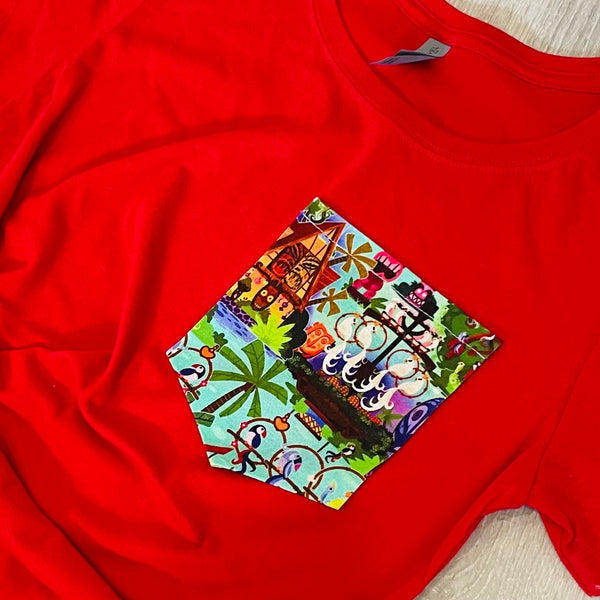 In the Tiki Room Pocket Tee