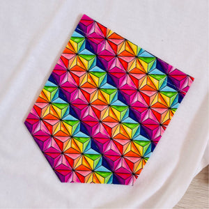 Rainbow Spaceship Earth Pocket Tee