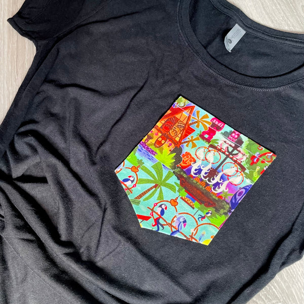 In the Tiki Room Pocket Tee