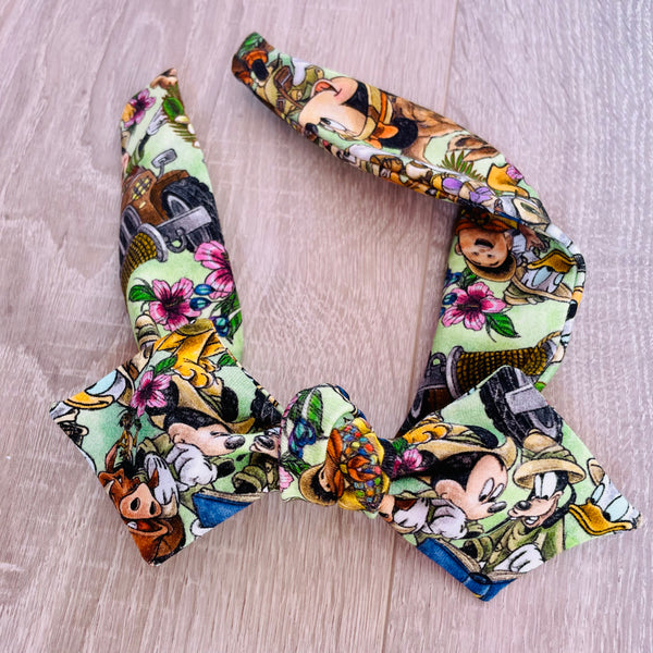 On Safari Bow Band