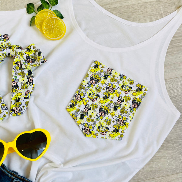 Minnie Lemons Pocket Tee