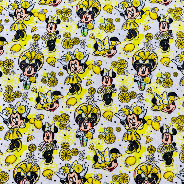 Mouse Lemons Bow Tee