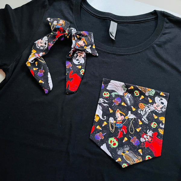 Fab 5 in Fancy Dress Pocket Tee